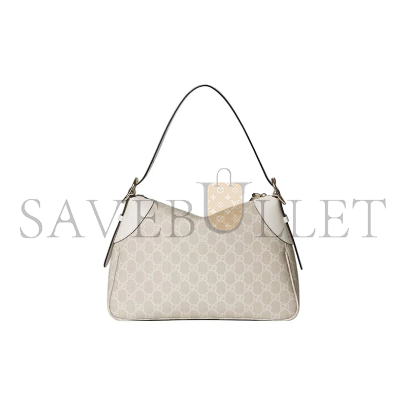 GUCC GG EMBLEM MEDIUM SHOULDER BAG 815216 (31.5*21*8cm)